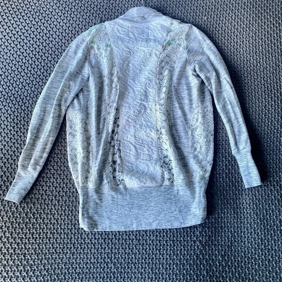 Anthropologie Saturday Sunday Lace Cocoon Cardigan in Sz Medium - Picture 4 of 7